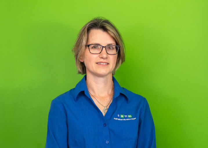 Female staff member smiling