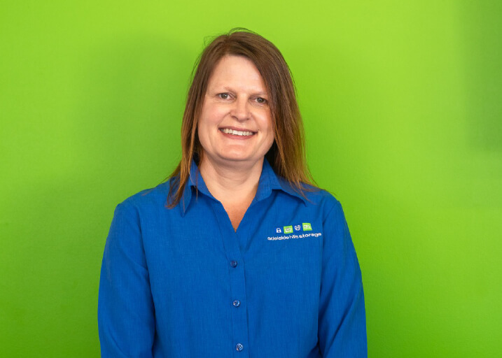 Female staff member smiling