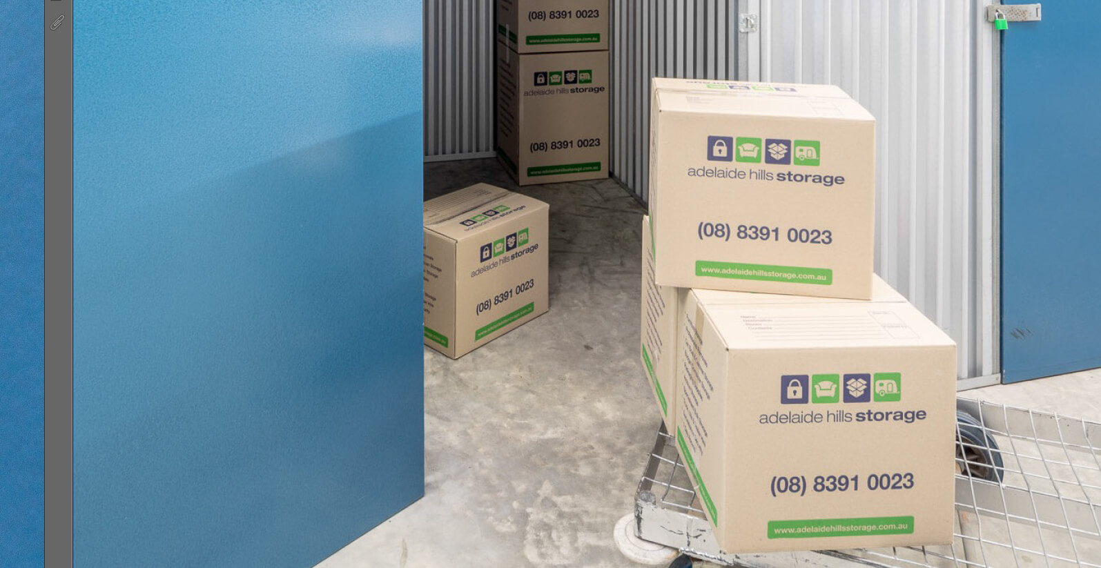 Multiple storage boxes inside internal storage unit