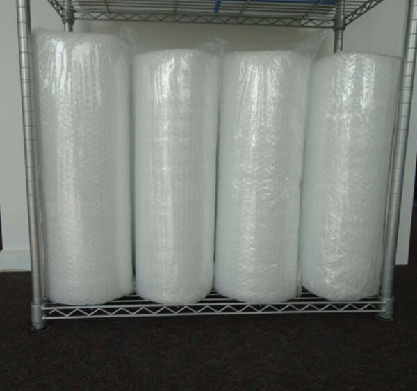Four bubble wrap rolls