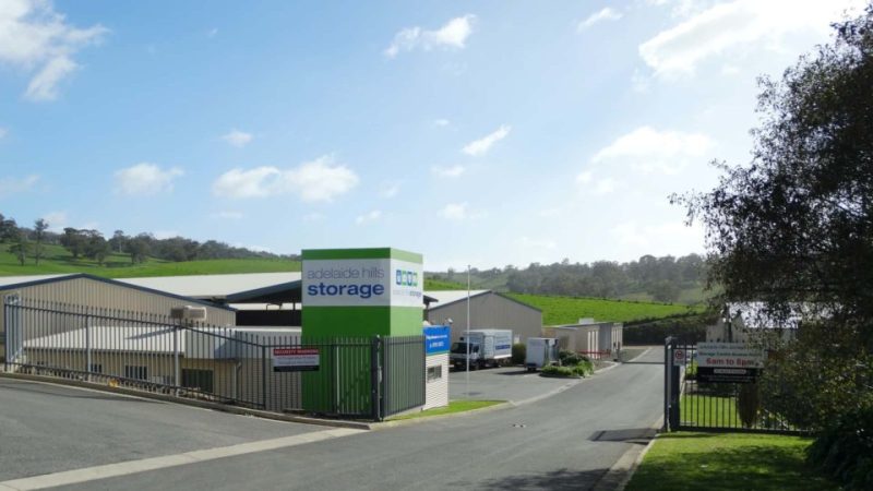 Adelaide Hills Storage Entrance